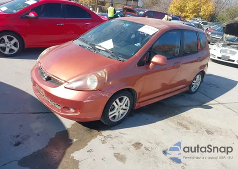 2007 Honda Fit Sport from USA, damaged, VIN JHMGD386X7S012098